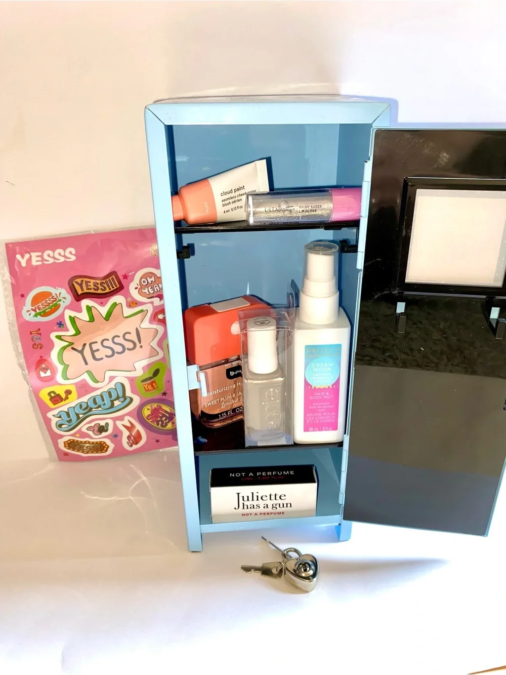 7 PC Back to School Bundle: Decorate-able Locker W/ Functioning Lock & Key &more